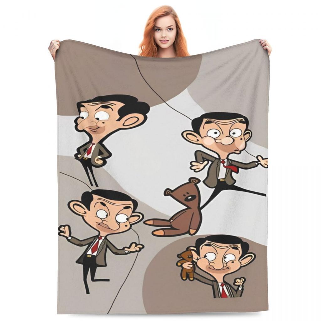 Signore Comodo. Coperta Cartoon Fagiolo Merch Coperte Decorative per la Stanza Morbido Pile per Divano