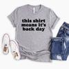 This Is Back Day T-shirt, Back Day T-shirt, Funny Back Day Shirt, Funny Gym Shirt, Gym Lover Back Day T-shirt, Workout Tee, Workout Shirt