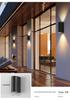 Villa LED Waterproof Wall Lamp for Indoor/Outdoor Spaces: Modern Garden, Courtyard, Hotel, Balcony, Hallway, Corridor.