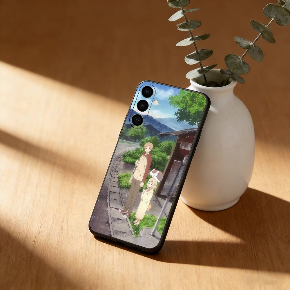 Anime S-Sensei N-Natsume Phone Case For Samsung Galaxy A91,80,73,72 ,71,53,52,32 ,31,22,21s,20,Soft Black Case