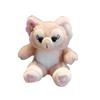 Adorable Pink Fox Keychain Plush Doll Charming Cake Decoration Gift Accessory