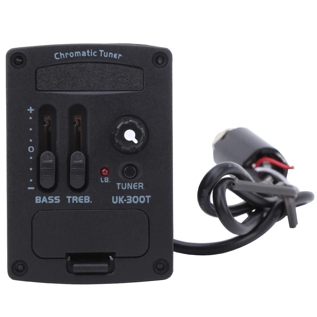 2‑Band EQ Pickup Ukulele Equalizer Tuner Amplifier Musical Instrument Accessories