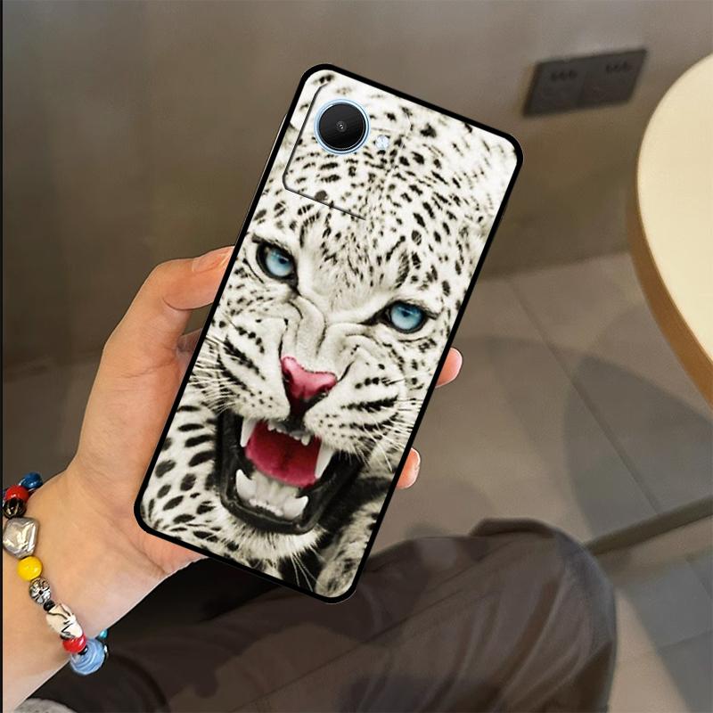 Animal Lion Tiger Case For Realme C53 C55 C51 C25 C63 C61 C65 C67 C71 C75 GT6 GT7 Pro 11 12 13 14 15 Pro Plus