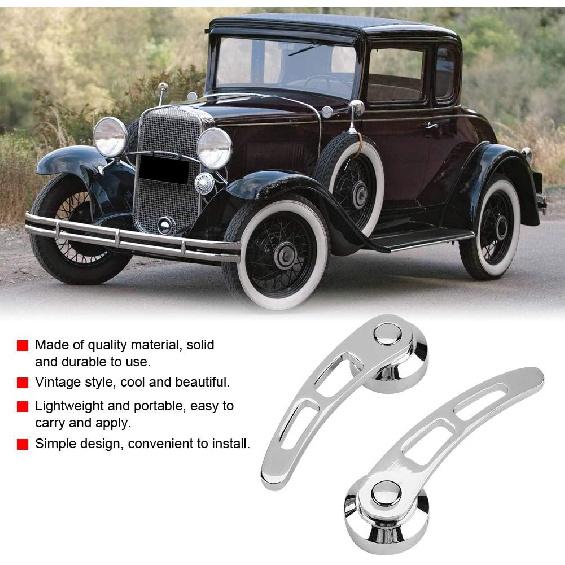 ANGGREK Autotürgriffe, 2 Stück 4 14 Auto Auto Vintage Türgriff-Set Autozubehör Ersatz für ältere