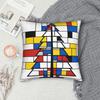 Home Decoration  Piet Mondrian De Stijl Pillowcase Accessories  Pillow Covers Zipper Multi-Size