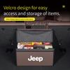 Car Trunk Organizing And Storage Box For Jeep Cherokee Compass Patriot Renegade Trail-Hawk Wrangler JK TJ SRT Auto Accessories