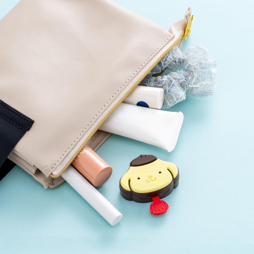 BANDAI Sanrio Characters Chocolate Multi-Carry Balm Pompompurin, for ages 15 and up