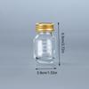 NEW Leak-proof 30ml Glass Bottle with Secure Lid, Refillable Powder & Capsule Storage Bottle, Ideal for Medicine & DIY Crafts