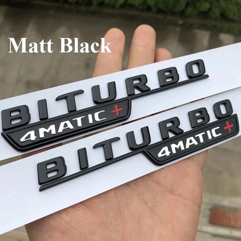 

3D Эмблема Шильдик BITURBO 4MATIC Наклейка на Крыло Автомобиля Для Mercedes C43 AMG W205 W204 E43 W213 W212 GLC43 GLE43 W166 W167 Аксессуары чёрный