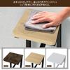 Druvia Toilet Paper Holder, Stand Type, with Spare Paper Storage, Toilet Storage Rack, Waterproof Wooden Top, Metal Frame, Slim Design, 15cm Width x 8
