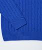 UCLA Unisex Round Neck Cable Knit [Blue](Uzalk8A_43)