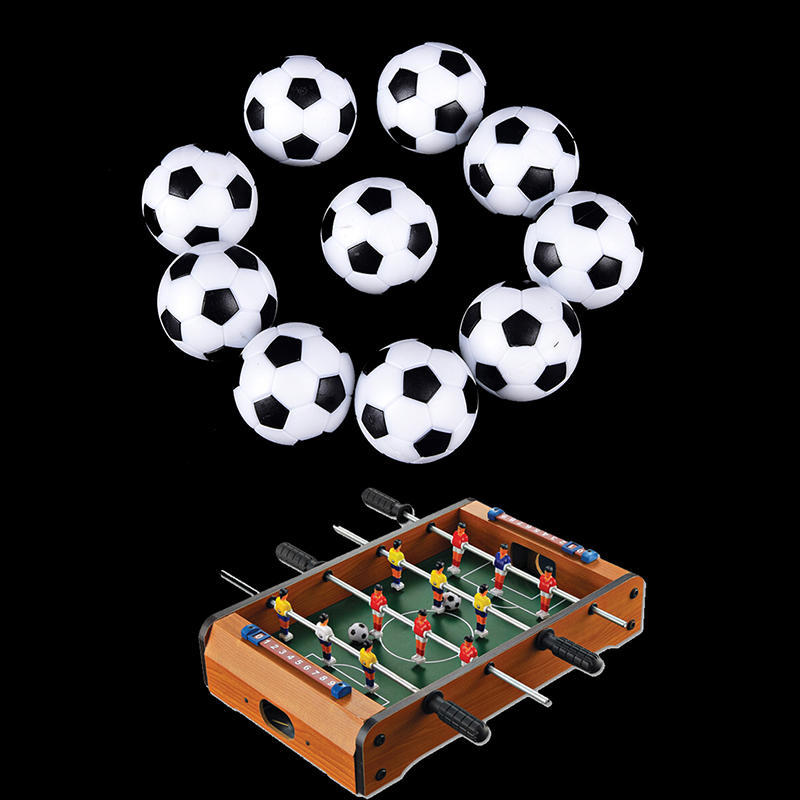 10Pcs 32Mm Plastic Soccer Table Foosball Ball Football Fussball