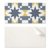 Self-Adhesive Vinyl Wall Decor For Interiors 100x50 Cm Geometric Star Pattern