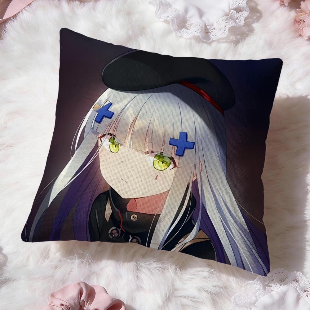Girls Frontline Cushion Cover Premium Comfort Reversible Pillow Cove -Two in One Design for Any Room & Car Interior