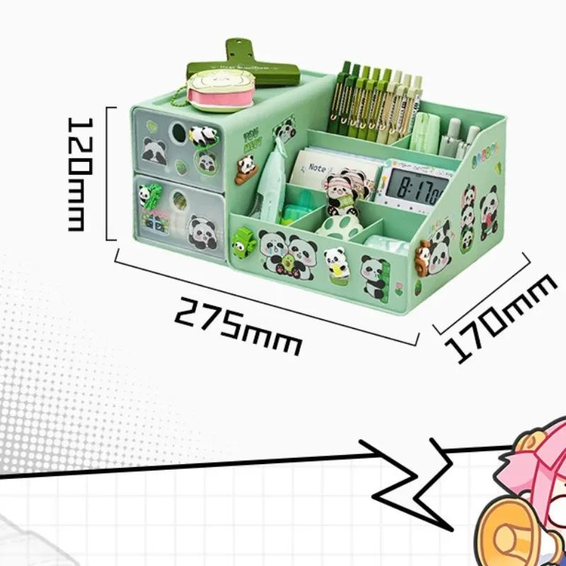 Pencil Organizer Girls Boys Students Desk Drawer Cute Large Capacity Pencil Bucket Office Desktop Stationery Home Storage Box