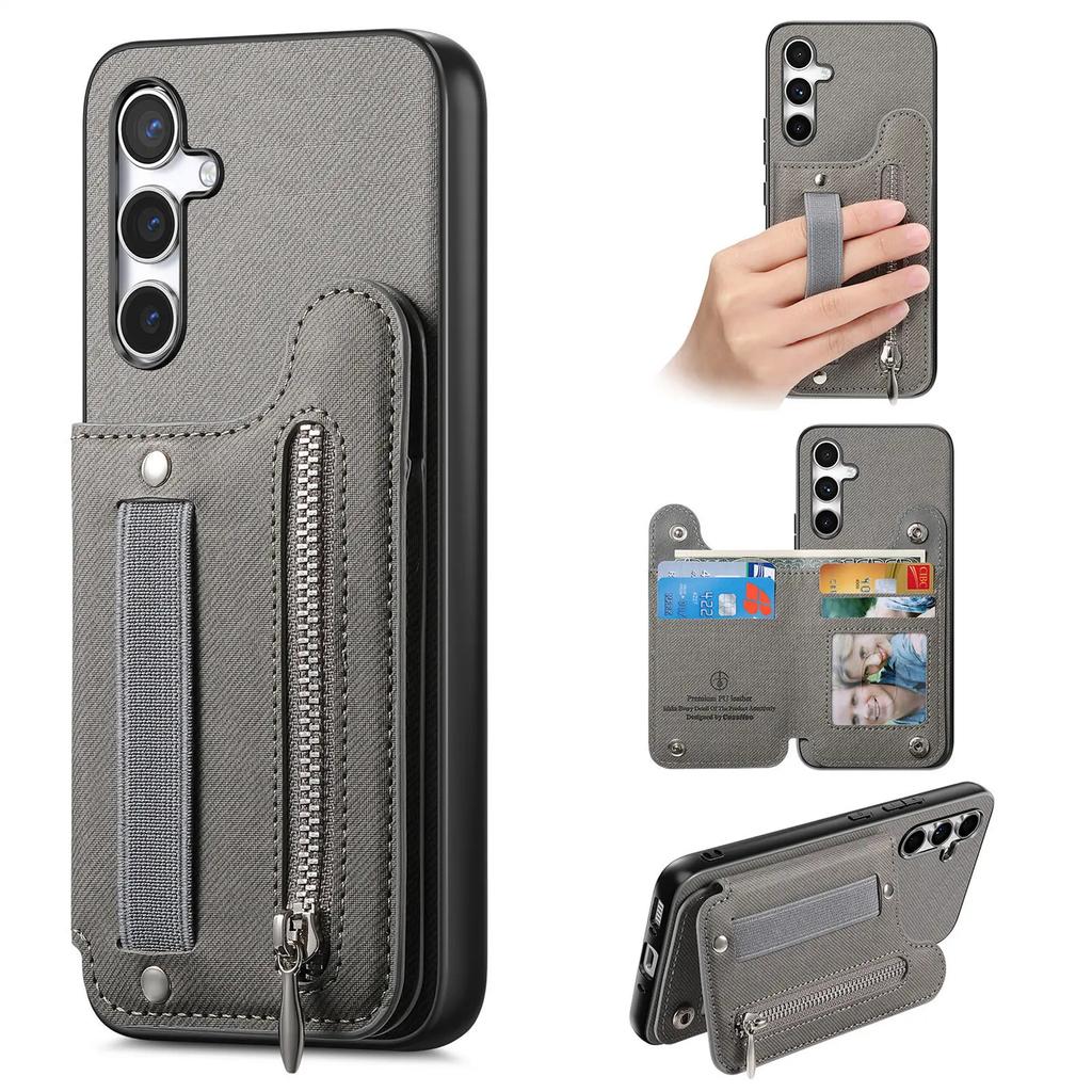 Geldbörse mit Kartenhalter Handyhülle Für Samsung Galaxy S25 S24 FE Edge S26 S23 Ultra S22 Plus A37 A57 A17 A07 A56 A55 A36 Hülle