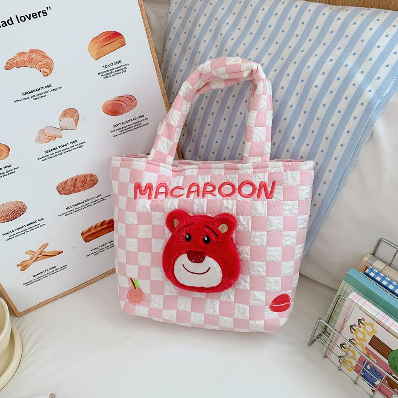 Cartoon Kids' Plush Toy Handbag - Chic, Casual, Cute Tote Wristlet for Girls