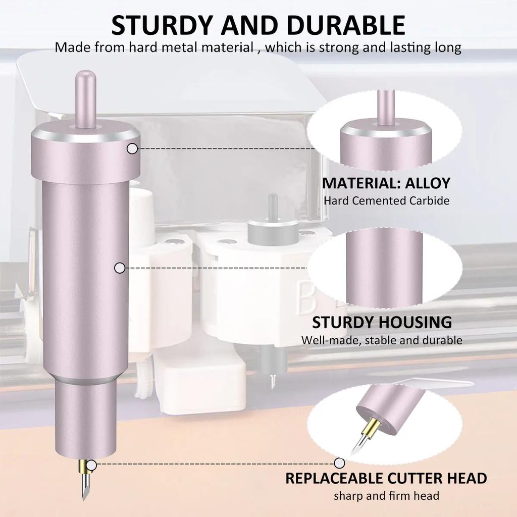 Deep Cut Blade For Roland Cricut Maker Accessories 60 Degree Deep Point Blade Foam Chipboard Leather Cutting Tool FOR Explore 3