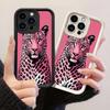 JT415 Pink Leopard for iPhone 17 16 15 14 13 Pro Max Samsung S26 S25 Ultra A17 A07 A56 A16 A15 A14 Xiaomi 15T Redmi 15c Note 14 13 12 11 Soft Case