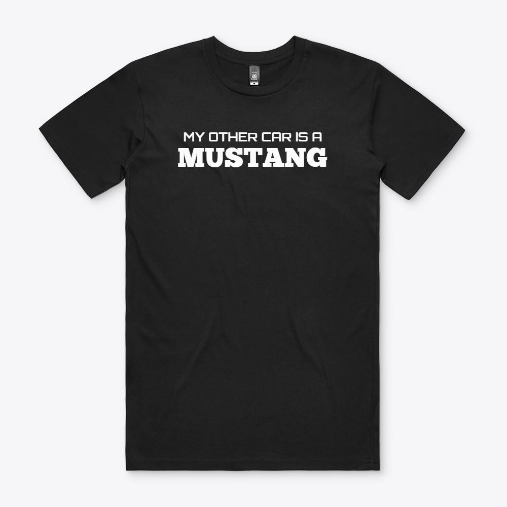 

MY OTHER CAR IS A MUSTANG CAR Funny Parody T Shirt M Sport Racing S to 2XL Gift S разноцветный