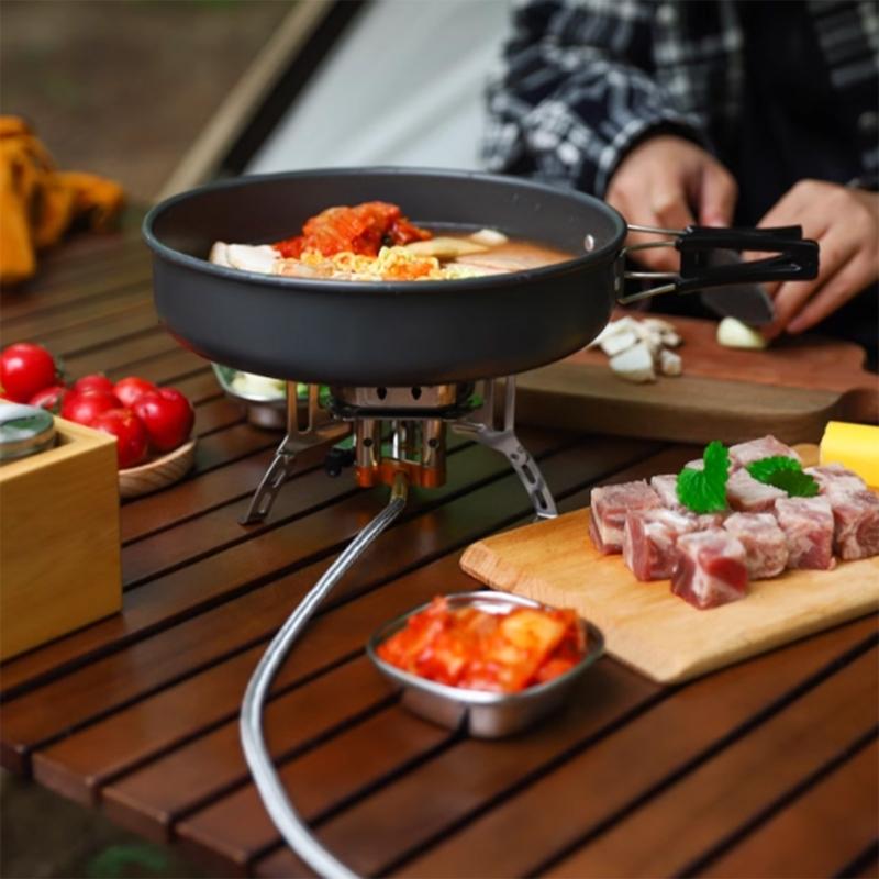 Outdoor Kochen Rucksackkocher Leichter Kocher Bergsteigen Gaskocher für Wandern und Picknicks