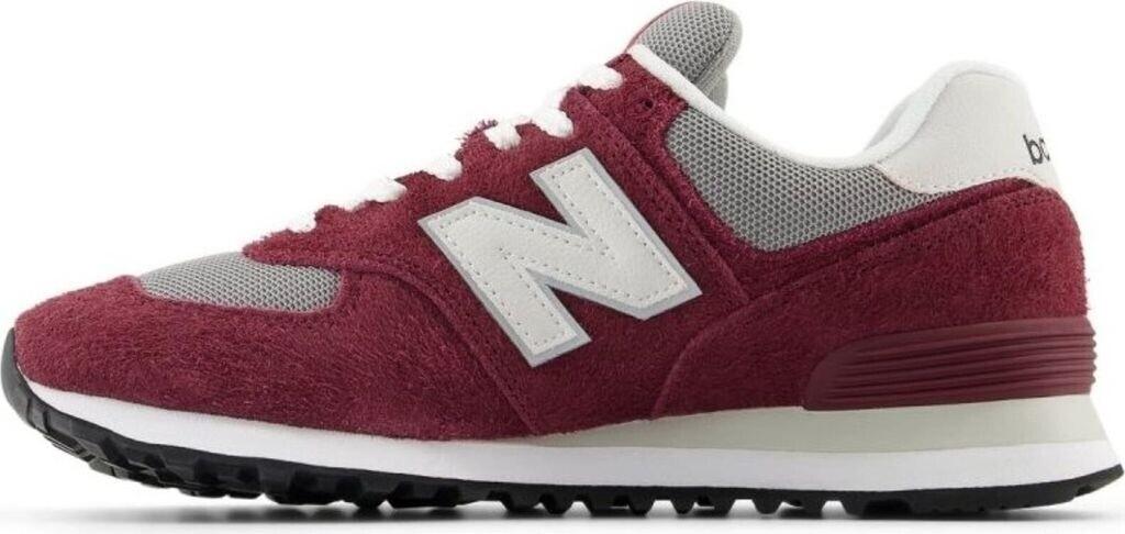 

Кроссовки New Balance 574 nb бордовые с серым веществом 40 ½