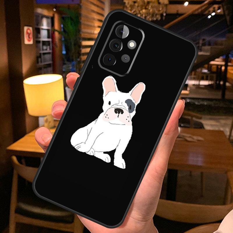 French Bulldog Dog Phone Case For Samsung A51 A71 A50 A70 A13 A23 A33 A53 A12 A22 A32 A42 A52 A54 A34 A14 Cover