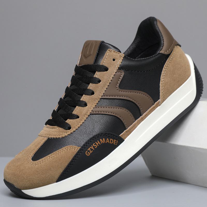 Autumn and winter men s shoes autumn casual trendy sports running shoes men s heightening men s dad trendy shoes 39