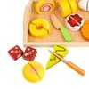 Interactive Dollhouse Miniature Bread Simulation Pretend Play Cutting Toy  Play Food Set