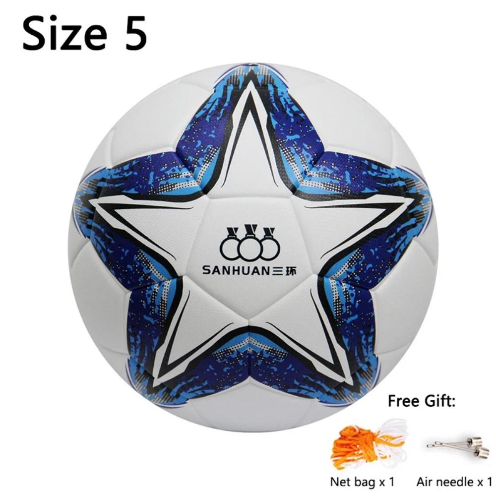 New Football High Quality Soccer Balls Official Size 5 PU Material Match Training Seamless Goal Team Outdoor Professional League