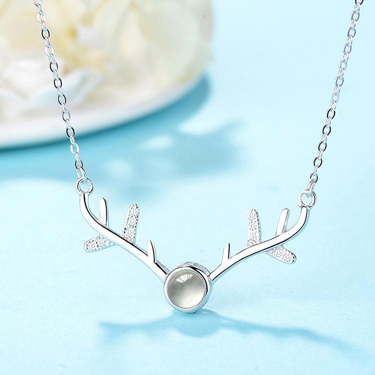 

Серебряное ожерелье S925 Yilu You с подвеской в виде памяти, подвеска с надписью «Я люблю тебя», 100 языков 925