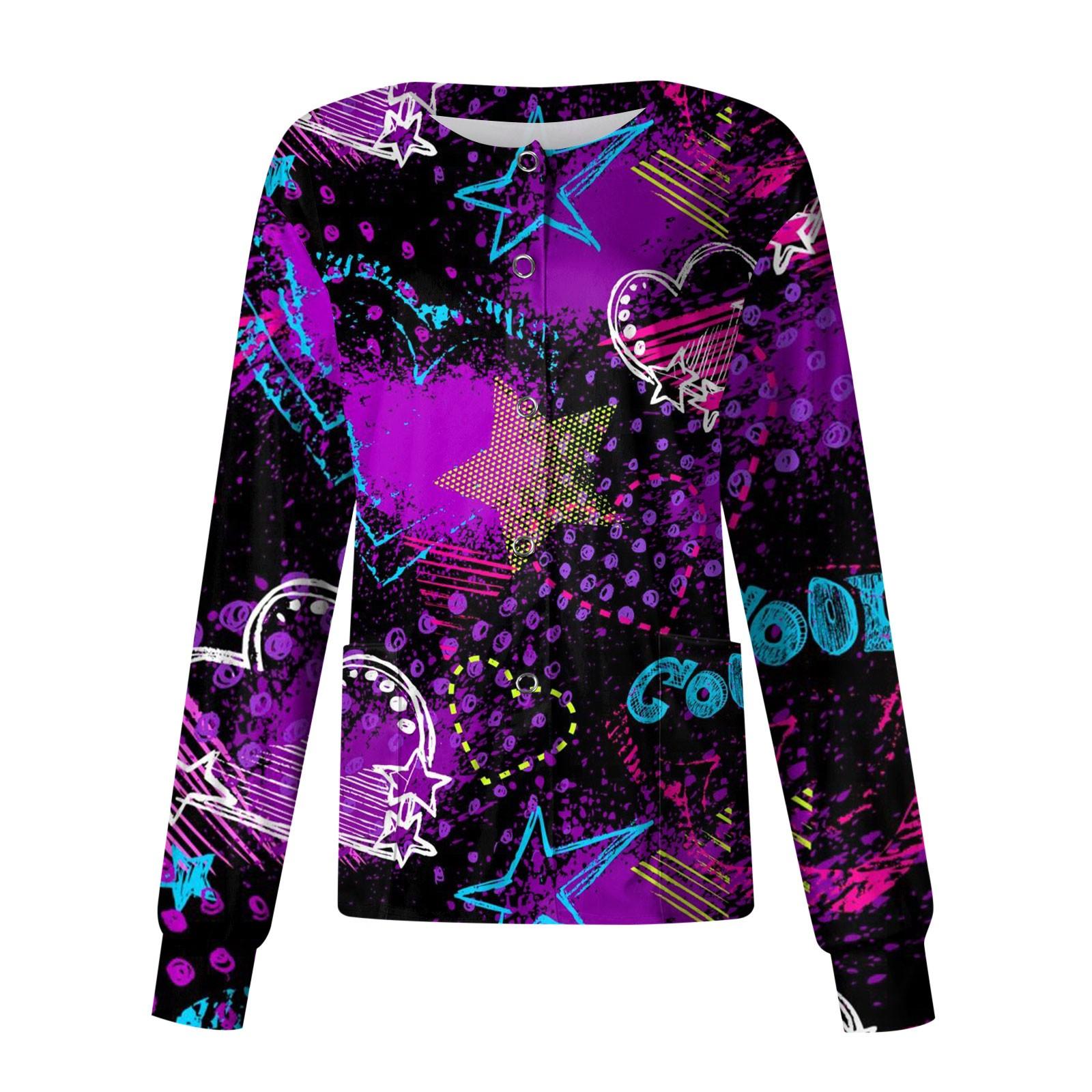 

Женский повседневный однобортный однобортный костюм с длинными рукавами и принтом на День святого Валентина, топ-кардиган L