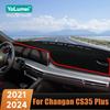 For Changan CS35 Plus 2024 Car Dashboard Cover Avoid Light Pad Sun Shade Anti-UV Carpets Non-Slip Mat Accessories