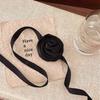 2PCS Multi-function Rose Curtain Tieback French style Sweet Curtains Tie Rope Satin Ribbon Elegant Ribbon Curtain Buckle Bedroom
