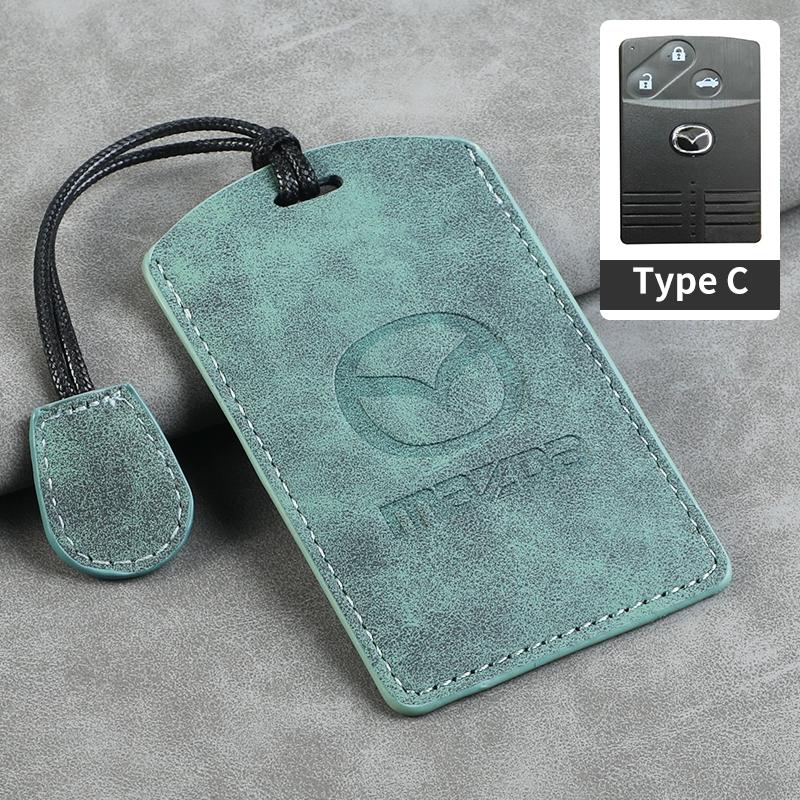 

Кожаный чехол для ключей-карт NFC для Mazda 2 3 6 Atenza Axela Demio CX5 CX-3 CX7 CX9 2015 2016 2017 2018 2019 Автомобильный брелок