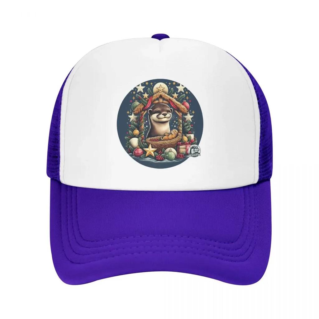 Stolzer Elternteil eines Otter-Neugeborenen Kappe Mode Netz Baseballkappen Verstellbare Mütze Hip Hop Sommer Unisex Baseballkappen Mehrfarbig