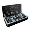 Ratcheting Screwdriver With Interchangeable Magnetic Bit And Nonslip Grip For Electronics Maintenance