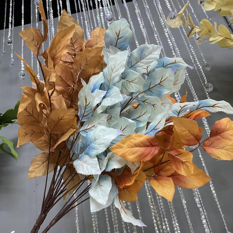Artificial Leaves Bouquet For Wedding Decor And Event Photography With Realistic Look For Home And Hotel Decoration