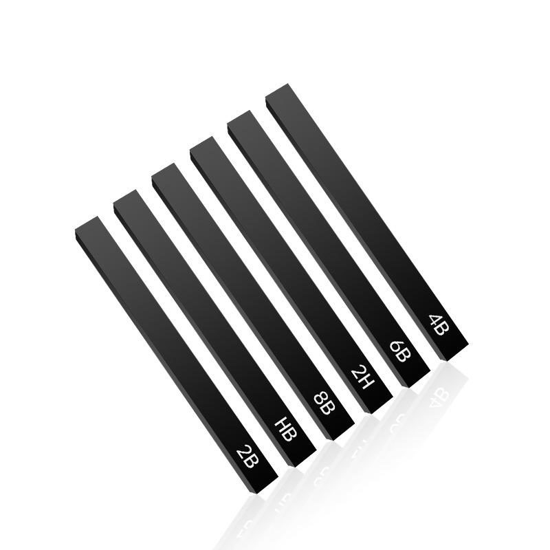 6-Piece Carbon & Charcoal Pencil Set for Sketching - Multiple Styles Available