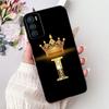 Für Motorola Moto G42 G32 G22 Mode Krone Buchstabe Handyhülle Für MOTO G22 G32 G42 4G Schwarzes Silikon Weiche Hüllen Stoßfänger