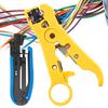 Coaxial Compression Tool Kit Wire Stripper Coaxial Cable Stripper Adjustable Coaxial Cable Crimper Suitable for RG6 RG59 RG11