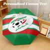 8‑Rib Automatic Umbrella, Algeria National Team Design Foldable Umbrella for Sun Rain Protection Travel