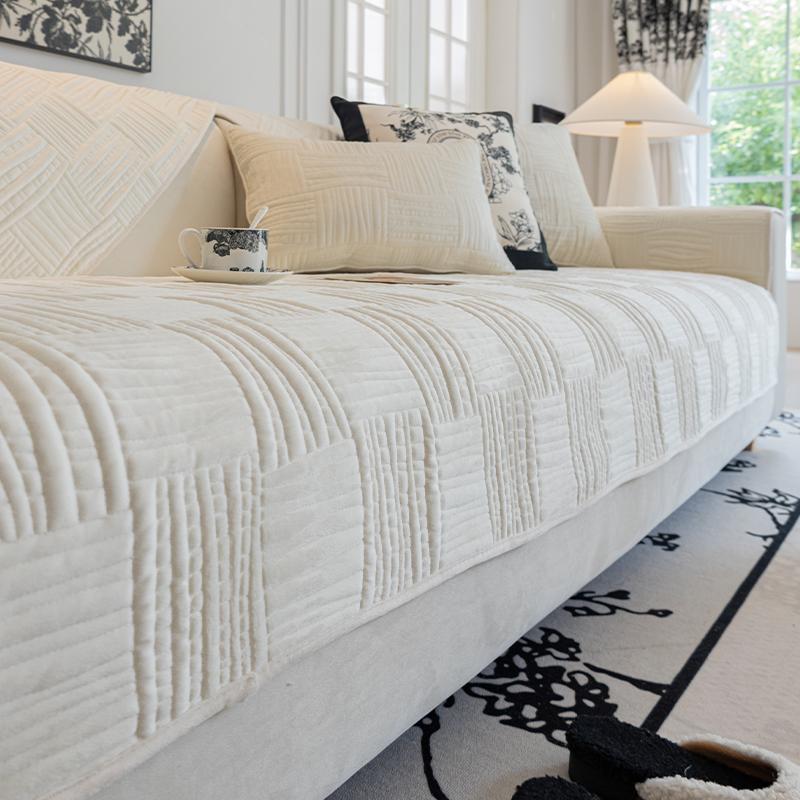 Narzuta na sofę z nadrukiem na każdą porę roku, ręcznik na sofę, pokrowiec z szenili, salon, antypoślizgowy pokrowiec na sofę