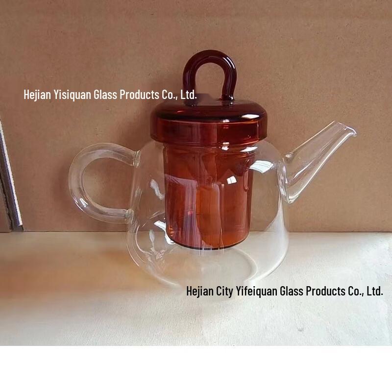 

ZISIZ High-Temperature Glass Teapot with Infuser