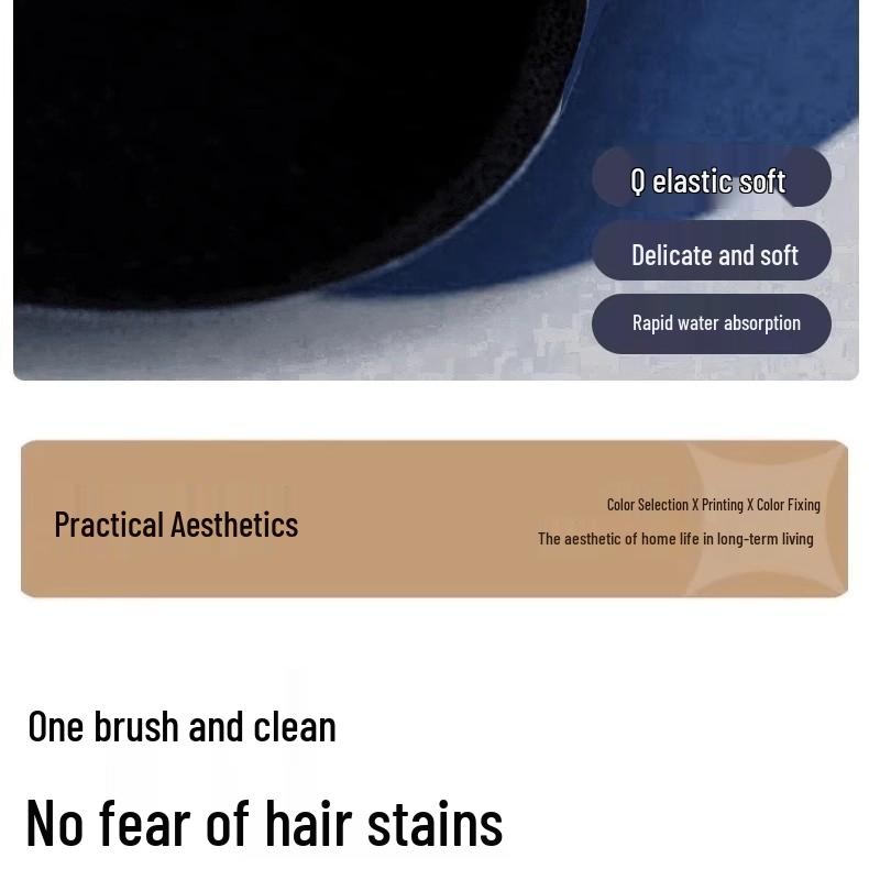 Mata łazienkowa Crystal Velvet antypoślizgowa – chłonna i miękka do łazienki i przedpokoju