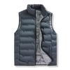 Unisex Large 80% White Duck Down Graphene Vest - Autumn/Winter 2024 Style, Warm Outerwear Gilet