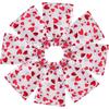 20pcs Love Heart Valentine's Day Gift Bag Drawstring Bronzing Gift Bag Mesh Candy Pouches  Wedding