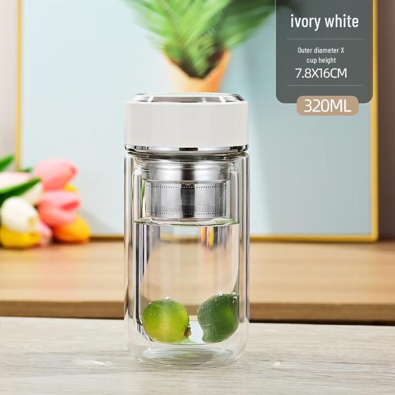 Shangqi Double Wall Borosilicate Glass Tea Cup