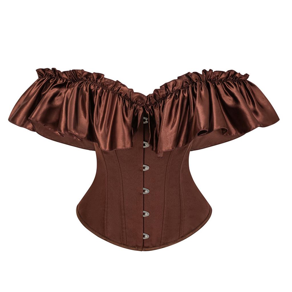 Ladies With Colored Ding Lace Court Ladies' Body Shaping Clothes, Court Waist Cinching And Body Hugging Clothes, Worn Outside