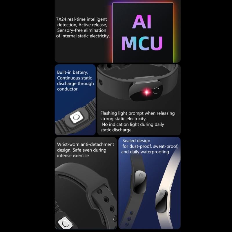 Comfortable All Day Wear Wristband Anti Static Protections Ideal for Sports Office and Daily Activity